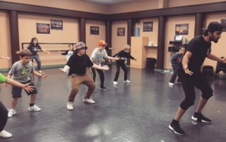 These guys mean business!! Good stuff happening in one of our all boys hip hop classes