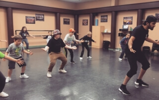 These guys mean business!! Good stuff happening in one of our all boys hip hop classes