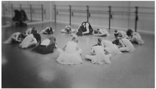 Ballet class at our Edmonton studio